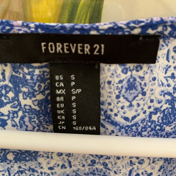 Forever 21 dress blue size small - Picture 3 of 9